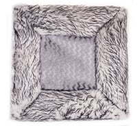 Накидка сиденья SKYWAY ARCTIC искусственный мех, 2 предмета, без спинки, серый S03002005