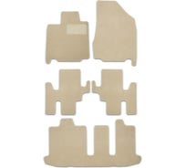Коврики в салон Klever Premium Nissan Pathfinder, 2014-, внедорожник, 5 штук КLEVER04365922112kh