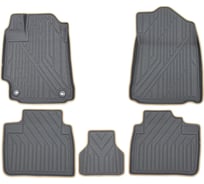 Коврики в салон KVEST TOYOTA Camry, 3D, 2011-2017, XV50, 5 шт KVESTTYT00003Kg