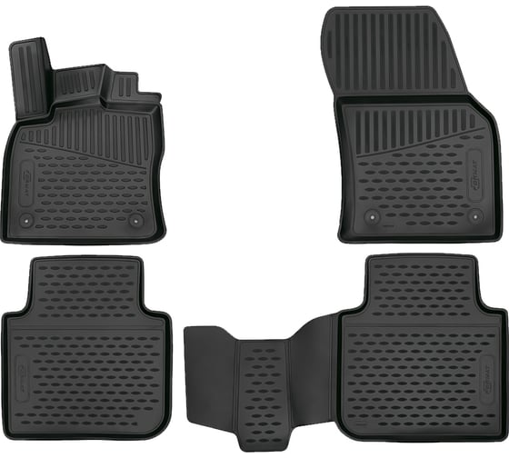 Коврики в салон Element Mitsubishi Outlander 2012-2015, 2015-, 2 WD, 3D, 4 шт. FORMAT.3D.35.28.210