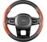 Оплетка SKYWAY Combo-4 M, черно/коричневая, экокожа S01102409 1