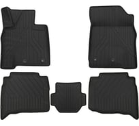 Коврики в салон KVEST TOYOTA LC 200, 3D, 2015-, 5 шт KVESTTYT00001Kg1
