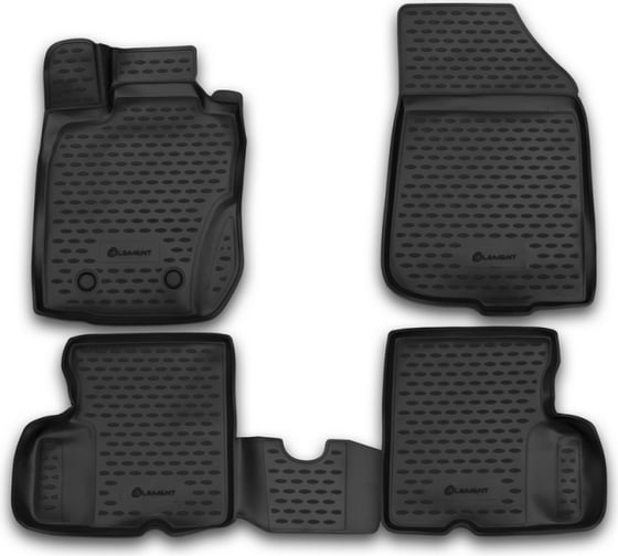 Коврики в салон Element NISSAN Terrano 2014-2016, 4WD, 3D, 4 шт. CARNIS10057k 1