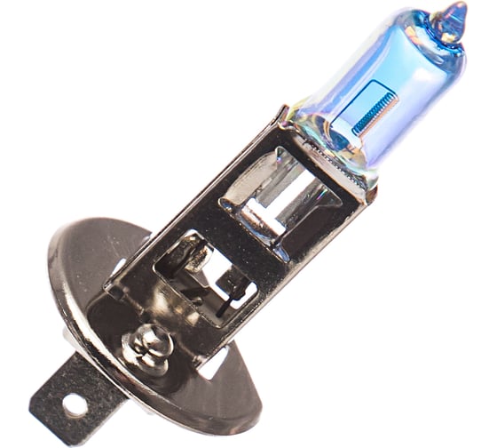 Автолампа SKYWAY H1, 12V, 100W, 1-контакт, XENON WHITE+30 4500 К, 2 шт, ближний, дальний свет, противотуманные H1-12V100W-P B 1