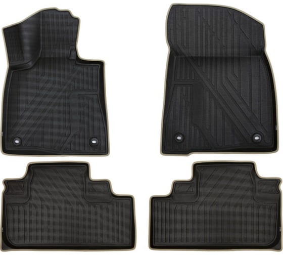 Коврики в салон KVEST LEXUS RX, 3D, 2015-, 4 шт KVESTLEX00001K2 1