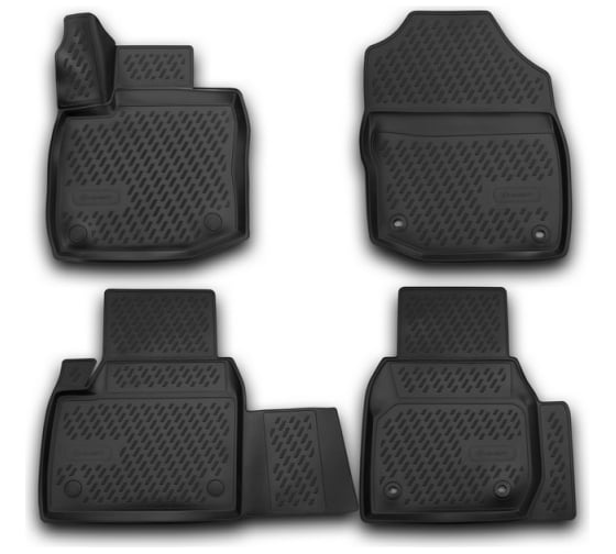 Коврики в салон Element HONDA Civic 5D, 01/2012-н.в., хетчбек, 3D, 4 шт., CARHND00009 1
