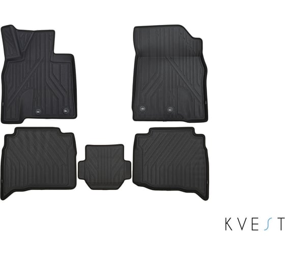Коврики в салон KVEST LEXUS LX, 3D, 2015-, 5 шт KVESTLEX00002Kg 1