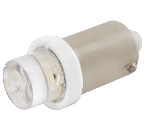 Автолампа диод SKYWAY T8,5, 12V, 1 LED, блистер с цоколем, 1-контактная, белая, комплект 2 шт S08201224