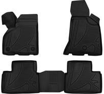Коврики в салон Element LADA Priora, 2010-н.в., 4 шт., 3D FORMAT.F120250E1
