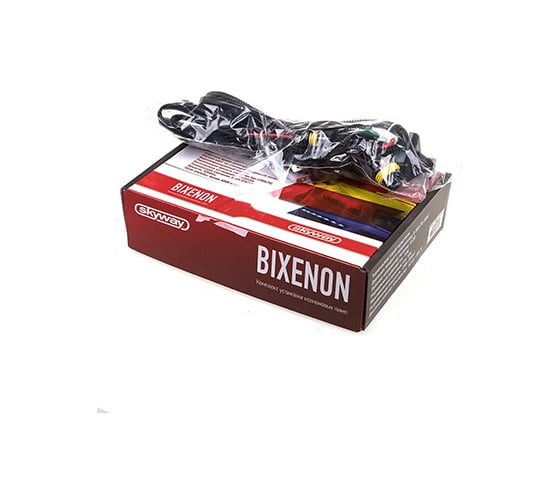 Автолампа би-ксенон SKYWAY H4, H/L, 12V, 35W, 5000K, 2800LM, комплект 2 шт, 2 блока розжига, провода, S04501001