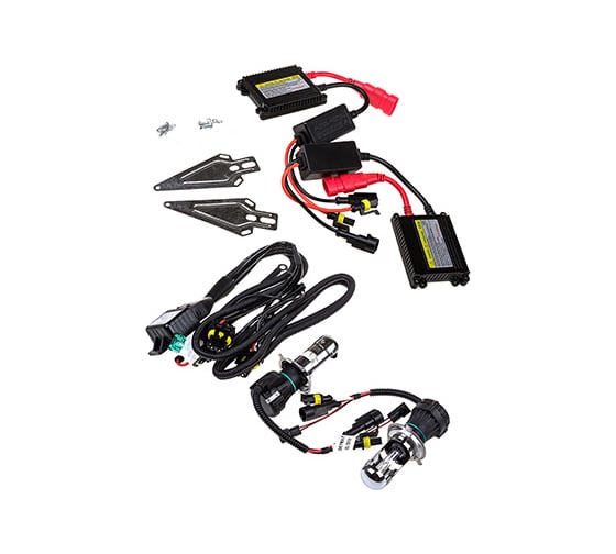 Автолампа би-ксенон SKYWAY H4, H/L, 12V, 35W, 5000K, 2800LM, комплект 2 шт, 2 блока розжига, провода, S04501001