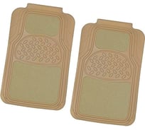 Коврик салона SKYWAY Snow-1 2 предмета, полиуретановый, с ковролиновыми вставками, бежевый S01701003