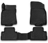 Коврики в салон Element NISSAN Qashqai 2015-, сборка РФ, 3D, 4 шт. CARNIS00061