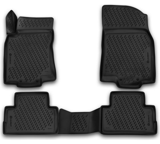 Коврики в салон Element NISSAN Qashqai 2015-, сборка РФ, 3D, 4 шт. CARNIS00061 1