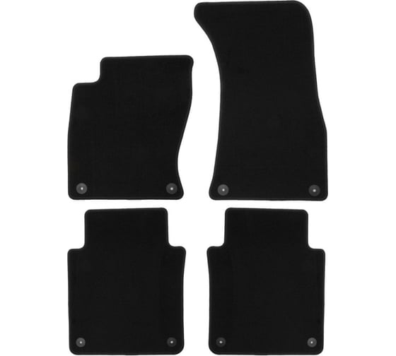 Коврики в салон Klever Econom AUDI A8, Long АКПП 2002-2009, седан, 4 шт., 01041301200k 1