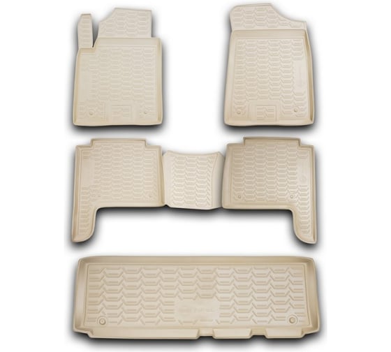 Коврики в салон Element NISSAN Patrol 2010-, 5 шт. ЕLEMENT3633210 1
