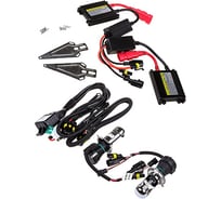 Автолампа би-ксенон SKYWAY H4, H/L, 12V, 35W, 5000K, комплект 2 шт, провод 2, блока розжига, SH4, H_L, 5000K, D13, 12V, 35W
