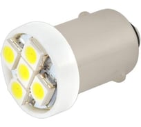 Автолампа диод SKYWAY T8.5, 12V, 9 SMD, блистер с цоколем, BA9S 1-контактная, белая, габариты, номер 2 шт, ST10-BA9S-9B (5050) (blister) (2pcs)