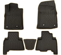 Коврики в салон KVEST TOYOTA LC-150 Prado, 3D, 2013-, 5 шт KVESTTYT00002K2