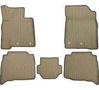 Коврики в салон KVEST TOYOTA LC 200, 3D, 2015-, 5 шт KVESTTYT00001Kb