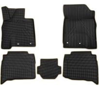 Коврики в салон KVEST TOYOTA LC 200, 3D, 2015-, 5 шт KVESTTYT00001K2