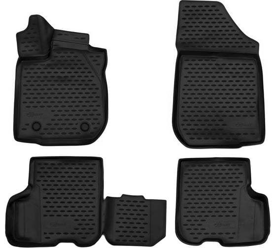 Коврики в салон Element Renault Logan/ Logan MCV 2014-2017, 3D, 4 шт. FORMAT.3D.41.31.210k 1