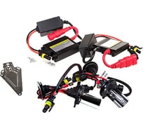Автолампа ксенон SKYWAY H4, 12V, 35W, 4300K, комплект 2 шт, провод, блок розжига, ближний свет, SH4, 4300K, D13, 12V, 35W