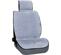 Накидка сиденья SKYWAY ARCTIC меховая, искусственный мутон, 5 предметов, серый, соты S03001056