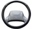 Оплетка SKYWAY Top-4 L черная, экокожа S01102294 2