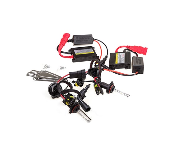 Автолампа ксенон SKYWAY 9006, 12V, 35W, 5000K, комплект 2 шт, провод, блок розжига, ближний свет, S9006, 5000K, D13, 12V, 35W
