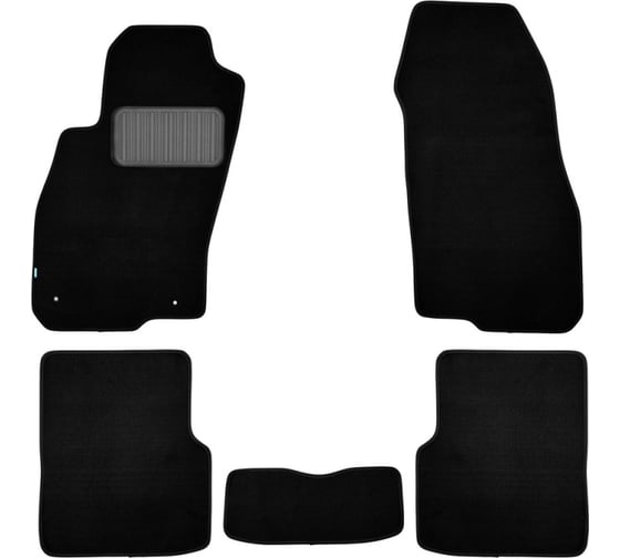 Коврики в салон Klever Premium Fiat Grande Punto 5D АКПП, 2012-, хэтчбек, 5 штук КLEVER03153022110kh 1