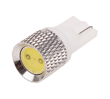 Автолампа диод SKYWAY T10, 12V, 1 SMD, блистер EXTRA LIGHT без цоколя, 1-контакт, белая, габариты, номер S08201329