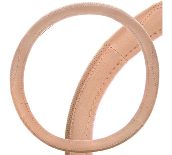 Оплетка SKYWAY Art-2 M, бежевая, экокожа S01102354 1