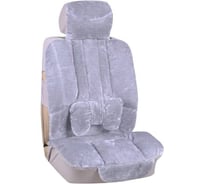 Чехлы на сиденья SKYWAY меховые, искусственный мутон, 5 предметов S03001038