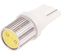 Автолампа диод SKYWAY T10, 12V, 1 SMD, блистер без цоколя, 1-контакт, белая, габариты, номер, салон S08201337