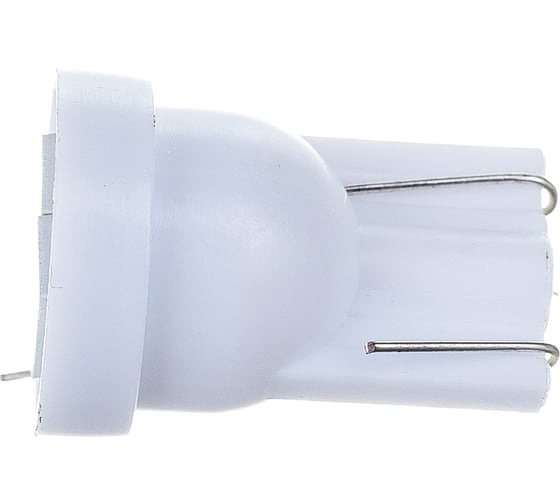 Автолампа диод SKYWAY T10, 12V, 2 SMD, блистер без цоколя, 1-контакт, белая, комплект 2 шт., габариты, салон S08201331