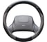 Оплетка SKYWAY Combo-6 L черно/серая, экокожа S01102295 1