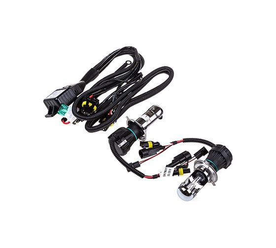 Автолампа би-ксенон SKYWAY H4, H/L, 12V, 35W, 6000K, 2600LM, комплект 2 шт, провод ближний-дальний свет, S04501002 1