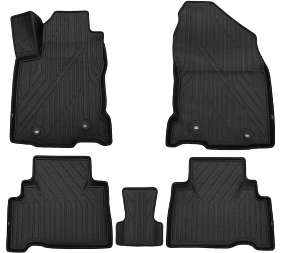 Коврики в салон KVEST LEXUS NX, 3D, 2014-, 5 шт KVESTLEX00003K