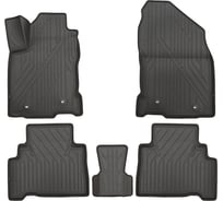 Коврики в салон KVEST LEXUS NX, 3D, 2014-, 5 шт KVESTLEX00003Kg