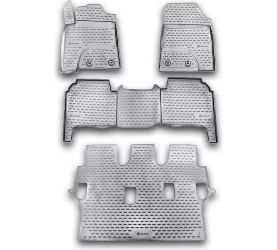 Коврики в салон Element Toyota Land Cruiser 200, 2012-2015, 4 шт. NLC.48.53.210k 1