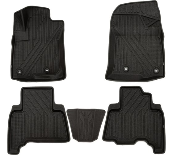 Коврики в салон KVEST LEXUS GX, 3D, 2013-, 5 шт KVESTLEX00004K1