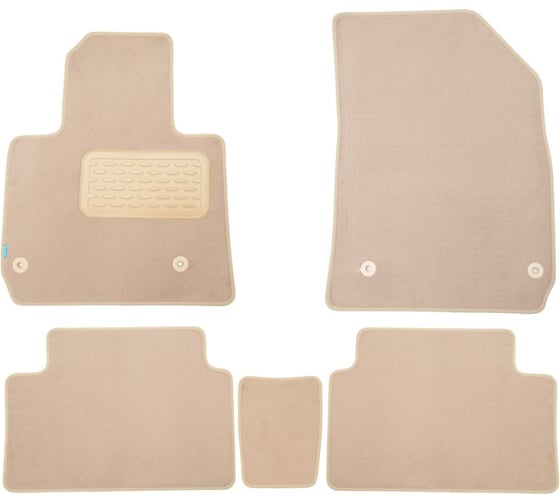 Коврики в салон Klever Premium Citroen C5, 2008-2017, седан, универсал, 5 шт. КLEVER04102422112kh