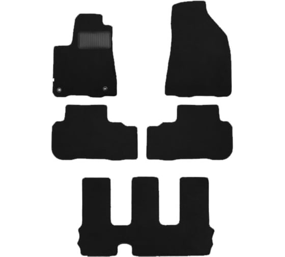 Коврики в салон Klever Premium Toyota Highlander, 2014-, 5 шт. KVR03487522110kh 1