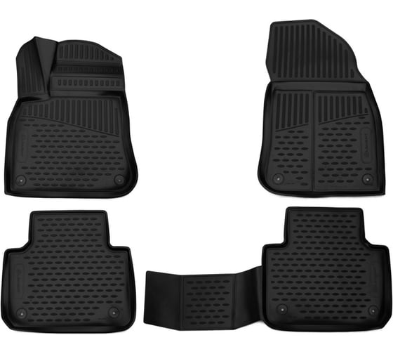 Коврики в салон Element Volkswagen Touareg, 2018-, внедорожник, 3D, 4 шт. ЕLEMENT3D5162210k