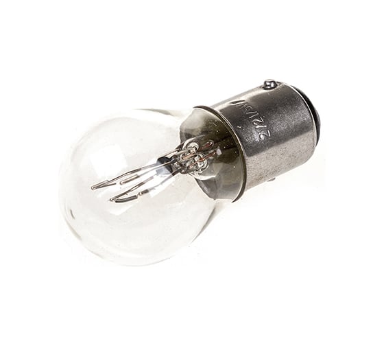 Автолампа SKYWAY P21W, 12V, 21W, c цоколем, ВА15s, 1-контактная, спутник, габариты, стопы, поворот S09101059