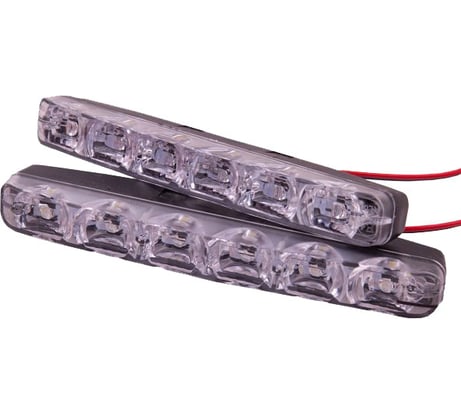 Ходовые огни SKYWAY 12V, 6 диодов, 6 W, 2 штуки, S01501014