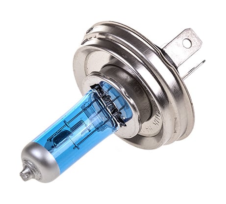 Автолампа SKYWAY H4, 12V, 60/55W, P45t, 2-контакта xenon white+30, 4500К, спутник 2 шт, ближний, дальний S09101042