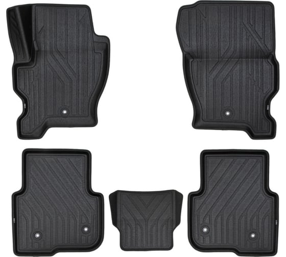 Коврики в салон KVEST Land Rover Discovery HSE 2009-2016, 3D,  5 шт. KVESTLNDR00001K1