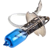 Автолампа SKYWAY H3, 12V, 55W, 1-контакт, xenon white+30, 4500К, спутник 2 шт, ближний, дальний свет S09101032